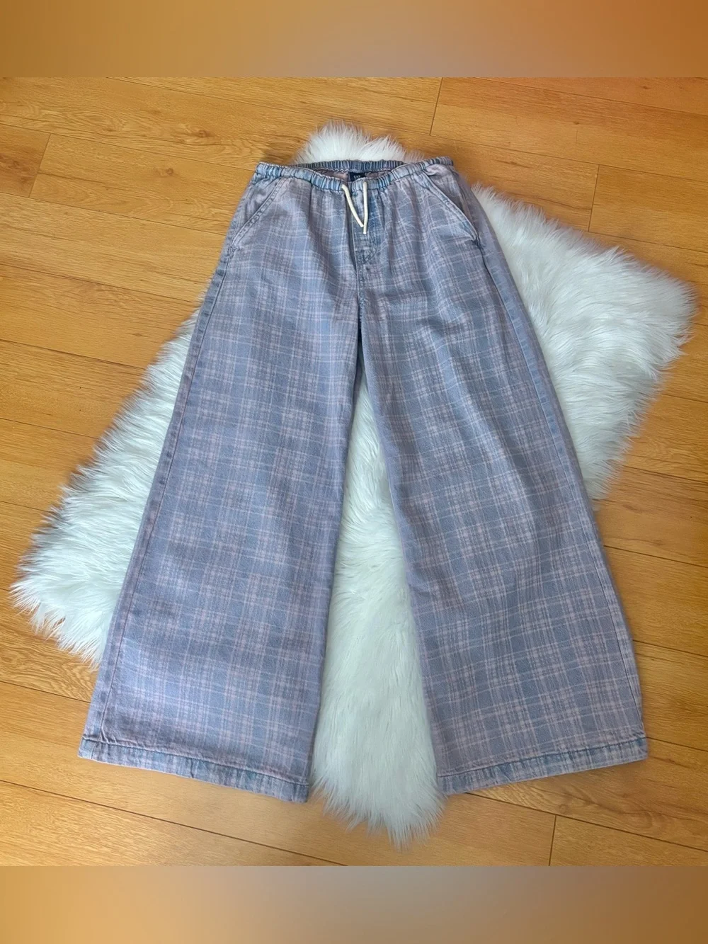Gap Kids Pink Low Waisted Easy Baggy Jeans